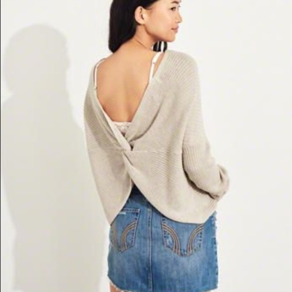 Hollister Twist Back Sweater